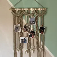 تابلو مکرومه مینیمال و خاص|تابلو، نقاشی، عکس|مشهد, کوشش|دیوار