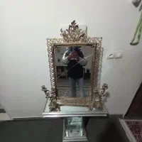 اینه شمعدان نقره تمام