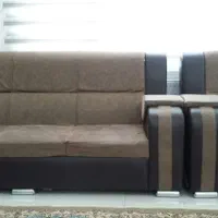 مبل هفت نفره کاملا سالم با میز چهار تا عسلی سالم