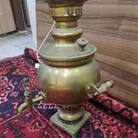 سماورقدیمی ۲لیتری جنس برنج قیمت ۱۲میلیون