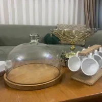 بانکه و سطل برنج و سرویس چای خوری سالم و نو