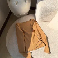 دو مدل آستین بلند یراقکاری و چپ و راستی دکمه چوبی|لباس|رودسر, |دیوار