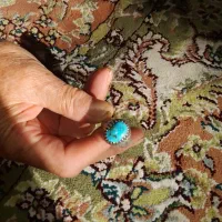 انگشتر فیروزه مردانه|کلکسیون اشیاء عتیقه|قرچک, شهرک صنعتی قرچک|دیوار
