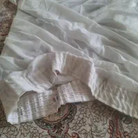 پرده ساتن و حریر در ابعاد 1 و نیم در 1 و نیم متر|پرده، رانر، رومیزی|مشهد, شهرک رازی (شهرک غرب)|دیوار