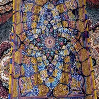 فرش تمام ابریشم قم