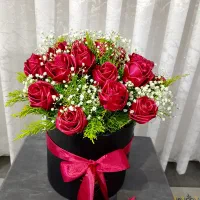 گل روبانی انواع باکس گل دسته گل