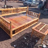 تشک و پشتی تخت جی دکو سنتی|مبلمان خانگی و میز عسلی|کرج, حصارک بالا|دیوار