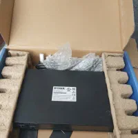 سوییچ ۲۴ پورت D-Link 10/100 با کارتن و کابل پاور|مودم و تجهیزات شبکه|تهران, باغ فیض|دیوار