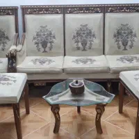 فروش مبل سلطنتی ۷ نفره با ۳تامیز عسلی|مبلمان خانگی و میز عسلی|پاکدشت, پاکدشت (مامازند)|دیوار