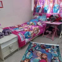 ست روتختی وپرده وفرش