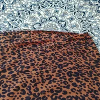 قواره پارچه ی پلنگی حریر