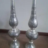یک جفت چراغ قلمزنی|صنایع دستی و سایر لوازم تزئینی|اصفهان, باتون|دیوار