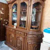بوفه تمام چوب راش دست ساز حرفه ای|بوفه، ویترین، کنسول|تهران, دروازه شمیران|دیوار