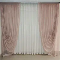 پرده صورتی بادستک