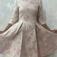 پیراهن و شال و کراپ مجلسی نو