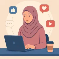 استخدام ادمین خانم فضای مجازی جهت تبلیغات