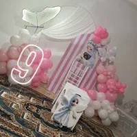 بادکنک آرایی و تم تولد|خدمات پذیرایی، مراسم|رشت, پیرکلاچای|دیوار