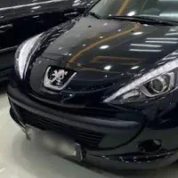 پژو  207 پانا مشکی رینگ فولادی