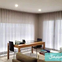 پرده مینیمال پرده سرای مدرن|پرده، رانر، رومیزی|کرمانشاه, |دیوار