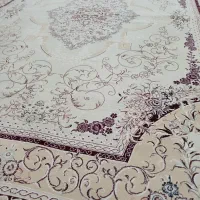 یک جفت فرش ۱۲متری کرم