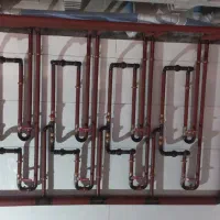 اجرای لوله کشی گاز وآتش نشانی