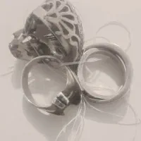 انگشتر نقره رکاب خالی