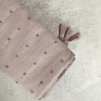 شال نخی تابستانی منگوله دار