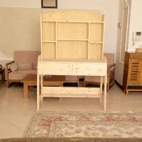 میزتحریرکتابخانهدار پینترستی نوینو تمام چوب روسی|میز تحریر و کامپیوتر|مشهد, الهیه|دیوار