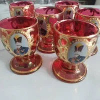 جا تخم مرغی  وگلدان و لیوان