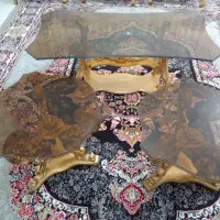 مبل نه نفره راحتی درحدنو با میز مبلمان سلطنتی|مبلمان خانگی و میز عسلی|نجف‌آباد, کهریزسنگ|دیوار