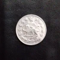 دوعدد سکه نقره احمد شاه قاجار|کلکسیون سکه، تمبر، اسکناس|تهران, فردوسی|دیوار