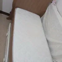 تخت خواب تک نفره نوجوان و تشک  تمام MDF