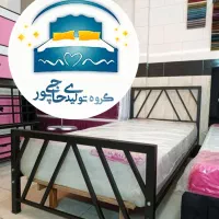 تخت خواب یک نفره۹۰در۲متر(تختخواب۱یکنفره فلزی)الاله