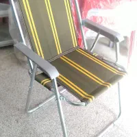 صندلی ساحلی تاشو  7 فنره پارچه برزنت