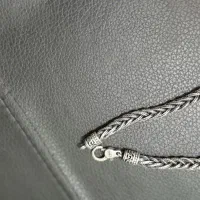 دستبندو گردنبند نقره تایلندی۲۶گرم و۲۶گرم