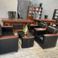 نیم ست مبلمان و میز اداری|دفتر کار|تهران, شهرک ولیعصر جنوبی|دیوار