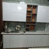 کابینت با سینک تو کار و شیر و صفحه ضد آب|مصالح و تجهیزات ساختمان|فولادشهر, سایت صنعتی کاوه|دیوار