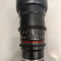 لنز 35mm سامیانگ آف 1.5 مانت سونی E|دوربین عکاسی و فیلم‌برداری|تهران, اقدسیه|دیوار