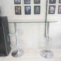 میز بارشیشه ای|بوفه، ویترین، کنسول|رشت, جهاد|دیوار