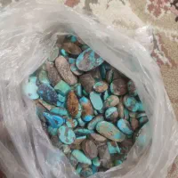 180 گرم سنگ فیروزه تراش خورده نیشابوری