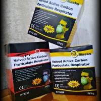 ماسک تنفسی با فیلتر کربن فعال و سوپاپ تنفس آسان|آرایشی، بهداشتی، درمانی|جیرفت, |دیوار