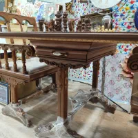 میز و صندلی تخته نرد|مبلمان خانگی و میز عسلی|پیرانشهر, |دیوار