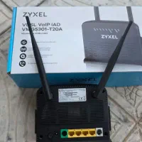 مودم وایرلس زایکسل با دو آنتن قوی|مودم و تجهیزات شبکه|اهر, |دیوار