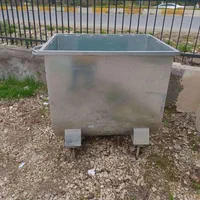 سطل زباله گالوانیزه ۶۶۰ لیتری