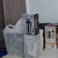خردکن پنج کاره با تعدادی فلاسک