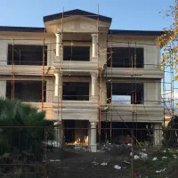 سنگ کاری نما پله قلیانی قرنیز باربیکیو|خدمات پیشه و مهارت|رامسر, |دیوار