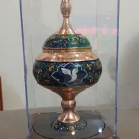 شکلات‌خوری مسی ارتفاع۲۵سانت عالی برا دکور وپذیرایی