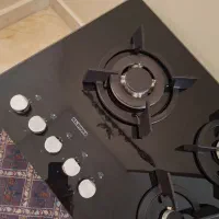 گاز توکار شیشه ای 5شعله استیل البرز ایتالیا درحدنو|اجاق گاز و لوازم برقی پخت‌وپز|تهران, زیبادشت|دیوار