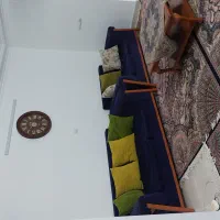 مبل هفت نفره سرمه ای