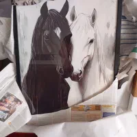 تابلو مخمل با قاب طلایی|تابلو، نقاشی، عکس|شیراز, فرگاز|دیوار